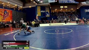 130 lbs Champ. Round 1 - Natalie Hackett, St George`s vs Lilliana Massenzio, DePaul Catholic