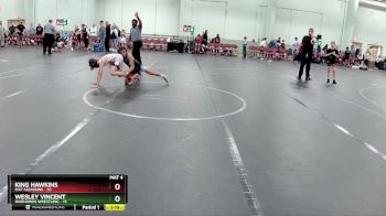 84 lbs Round 4 (8 Team) - King Hawkins, Mat Assassins vs Wesley Vincent, Warhawks Wrestling