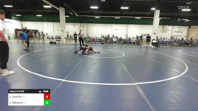 70 lbs Consi Of 8 #2 - Jhorel Castillo, CA vs James Messina, NJ