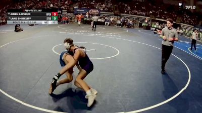 D 3 144 lbs Cons. Round 2 - Aiden Lafleur, Opelousas Catholic vs Lane Shircliff, St. Edmund