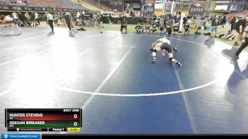 132 lbs Cons. Round 5 - Hunter Stevens, WI vs Deegan Birkaker, MN