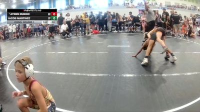 76-80 lbs Cons. Round 1 - Ayden Rubino, Barracuda vs Jacob Martinez, Panhandle Pitbulls