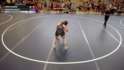 115 lbs Cons. Round 2 - Kiera Hagman, MN vs Madeline Rakoci, IL