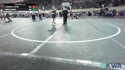 100 lbs Rr Rnd 5 - Eralynn Slaton, Bristow Elementary Wrestling Club vs Emma Luper, Wyandotte Youth Wrestling