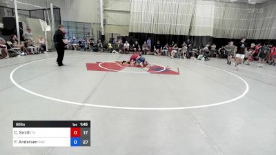 90 lbs Final - Carter Smith, Team Ohio vs Finn Andersen, Ruthless WC MS