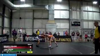 170 lbs Finals (2 Team) - Broedy Collins, Orange Team vs Liam Crook, Blue Team