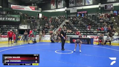 59 lbs Cons. Round 2 - Hayzon Walker, UT vs Dake Zwanziger, IA