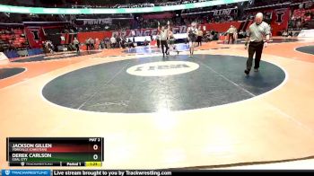 1A 170 lbs Quarterfinal - Derek Carlson, Coal City vs Jackson Gillen, Yorkville (Christian)