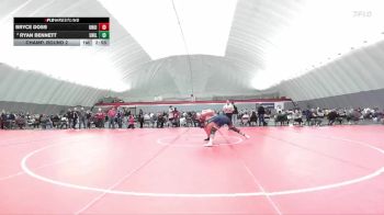 157 lbs Champ. Round 2 - Bryce Doss, Unattached UIndy vs Ryan Bennett, Unattached Illinois