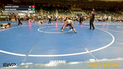145 lbs Quarterfinal - Hunter Lawson, Graham Future Falcons vs Brad Shaver, Hobbs Elite