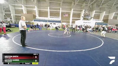 120 lbs Cons. Round 2 - Weston Smith, Westlake vs Haydon Harris, Timpanogos