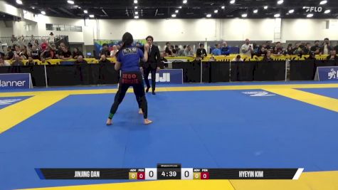 HYEYIN KIM vs JINJING DAN 2025 World IBJJF Jiu-Jitsu No-Gi Championship