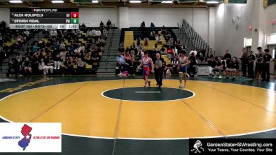 Boys-106 lbs Round 1 - Steven Vidal, Kierra`s Pain Masters vs Alex Holdfeld, Clarke`s Dream Team