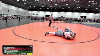 235 lbs Cons. Round 4 - Chloe Hodge, Harrah vs Abrianna Zuniga, North Kansas City