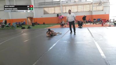 40 lbs Round 2 - Matthew Sabol, Valor Wrestling vs Beau Gilroy, Abreißen