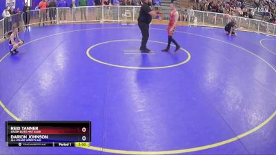 110 lbs Round 1 - Reid Tanner, Salem Elite Mat Club vs Darion Johnson, All-Phase Wrestling