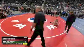 117 lbs 5th Place Match - Brody Wengreen, Wyoming vs Brayson Toohey, Camel Kids Wrestling