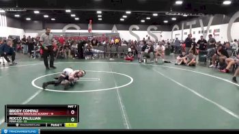65 lbs Round 3 (8 Team) - Brody Compau, Roundtree Wrestling Academy vs Rocco Palillian, POWA (CO)