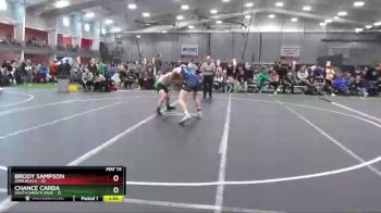 182 lbs Cross Bracket (8 Team) - Brody Sampson, Iowa Black vs Chance Carda, South Dakota Rage