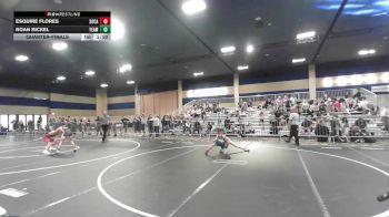 82 lbs Quarterfinal - Esquire Flores, Socal Grappling vs Roan Rickel, Team Aggression