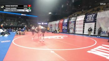 175 Class 1 lbs Cons. Round 1 - Ethan Munford, South Callaway vs Ethan Garber, Versailles