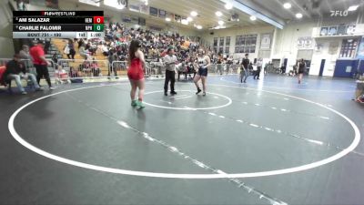 190 lbs Cons. Semi - Charlie Falomir, Newport Harbor vs Ani Salazar, Hemet