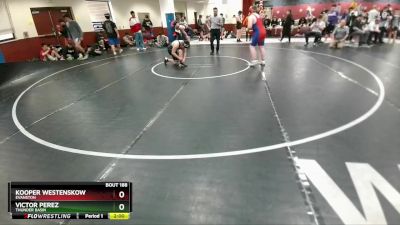 215 lbs Champ. Round 2 - Victor Perez, Thunder Basin vs Kooper Westenskow, Evanston