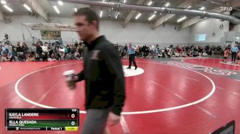 120 lbs Cons. Round 6 - Kayla Landers, Chatfield vs Ella Quesada, Middle Park