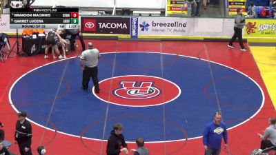 132 lbs Round Of 32 - Brandon MacInnis, Downingtown West vs Garret Lucera, Annville-Cleona