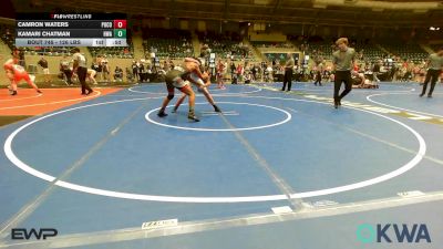 126 lbs Consi Of 8 #2 - Camron Waters, Pocola Youth Wrestling vs Kamari Chatman, HURRICANE WRESTLING ACADEMY