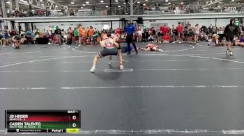 150 lbs Semis (4 Team) - Caiden Talento, South Side WC Black vs JD Heiser, Bearcats