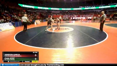 3A 126 lbs Semifinal - Evan Gosz, Palatine (Fremd) vs Jameson Garcia, Aurora (Marmion Academy)