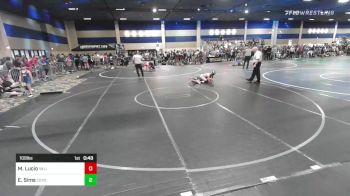 109 lbs Consi Of 16 #2 - Marley Lucio, Valiant College Prep vs Ella Sims, Coyote WC