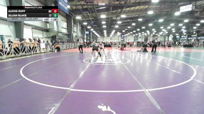 120 lbs Round Of 32 - Alexis Ruff, MO vs Jillian Blake, CT