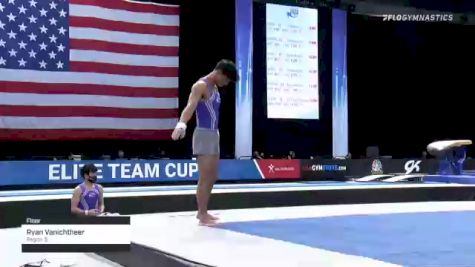Ryan Vanichtheer - Floor, Region 5 - 2021 Winter Cup & Elite Team Cup