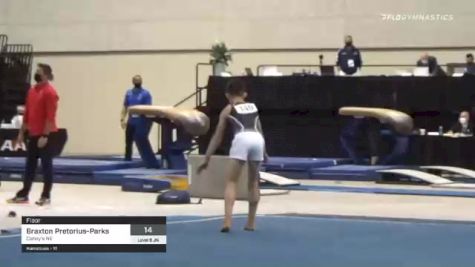 Braxton Pretorius-Parks - Floor, Cahoy's NE - 2021 USA Gymnastics Development Program National Championships