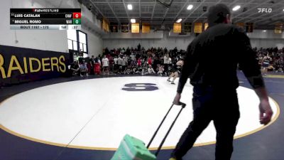 175 lbs Cons. Round 1 - Miguel Romo, Warren vs Luis Catalan, Chaffey