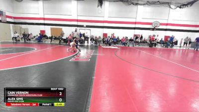 55A Cons. Round 3 - Cain Vernon, Lexington Youth Wrestling Club vs Alex Sims, Mules Mat Club