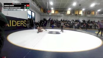 190 lbs Cons. Round 3 - Jhamed Babatunde-Bey, Granada Hills Charter vs Jordan Dizon, Long Beach Poly