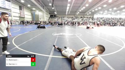 113 lbs Quarterfinal - Chazz Robinson, IL vs Gabriel Serros, NM