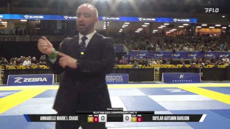 Skylar Autumn Barlion vs Annabelle Marie I. Chase 2026 Pan Kids Jiu-Jitsu IBJJF Championship