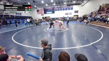 190 lbs Semifinal - Braxten Crow, Sheridan vs Hadley Hudson, Thunder Basin High School