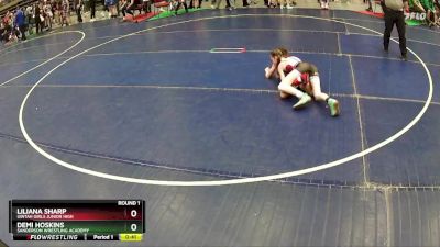 75-80 lbs Round 1 - Demi Hoskins, Sanderson Wrestling Academy vs Liliana Sharp, Uintah Girls Junior High