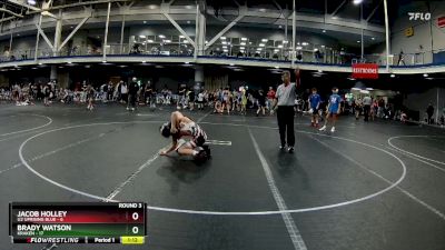 96 lbs Round 3 (8 Team) - Jacob Holley, U2 Uprising Blue vs Brady Watson, Kraken