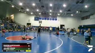 77 lbs Semifinal - Hunter Gortemaker, Team Braves WC vs Holden Adams, High Plains Thunder