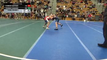 130 lbs Cons. Round 2 - Thomas Vanasek, New Prague Wrestling vs Connor Gertner, TMB/WWG Panther Wrestling