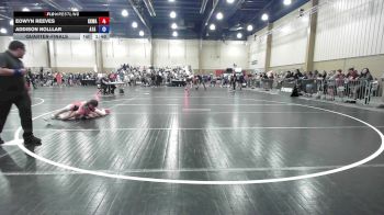 115 lbs Quarterfinal - Eowyn Reeves, KongKrete Wrestling Academy vs Addison Nolllar, A1A Melbourne Wrestling