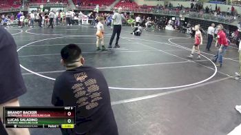 85 lbs 5th Place Match - Brandt Backer, Sutherland Youth Wrestling Club vs Lucas Saladino, Beatrice Wrestling Club