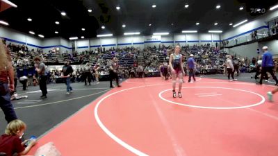 102 lbs Rr Rnd 2 - Reyna Baeza, Woodward Youth Wrestling vs Brailyn Schroeder, Kingfisher YellowJackets