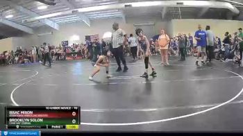 70 lbs Round 2 - Issac Mixon, Rivertown Wrestling Wolves vs Brooklyn Solon, Cane Bay Cobras